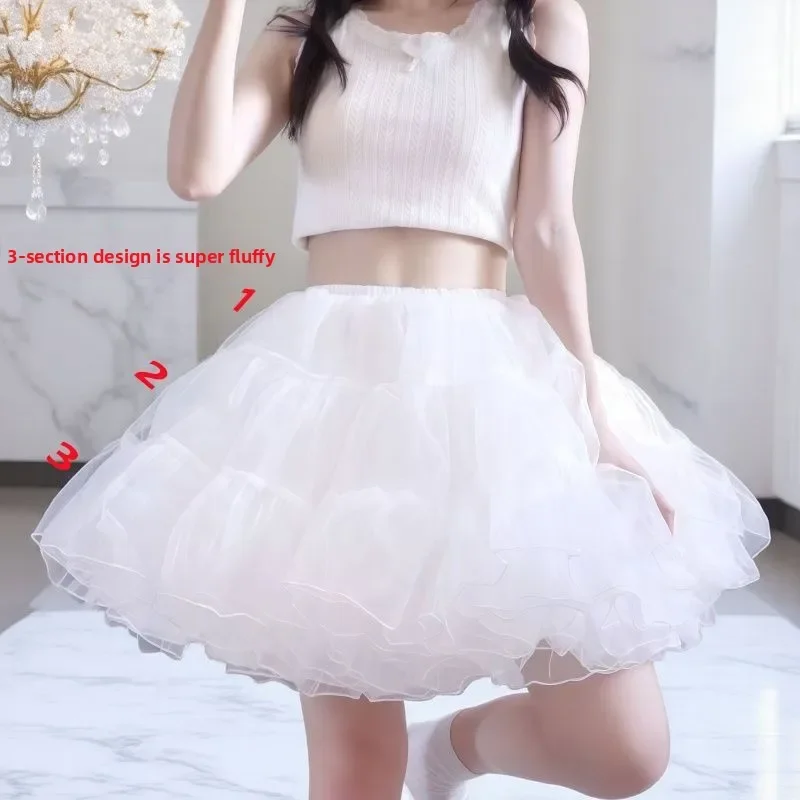 Lolita Flying Saucer Petticoat - Boneless Maximum Volume Crinoline, Invisible Wire-Free Underskirt for Daily Gothic Sweet OP/JSK - Image 3
