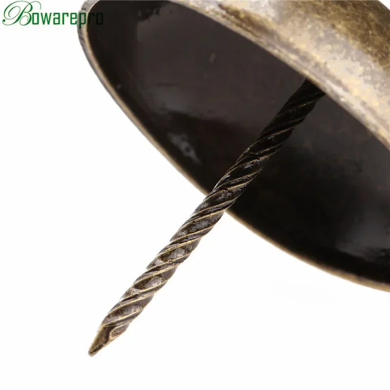 1Pc 50MM Antique Bronze Upholstery Nail Decorative Upholstery Tacks Stud Wooden Box Furniture Decorative Nails Pushpin Doornail