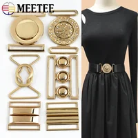 1/2/3/4/5Pcs Metal Belt Buckle Women Coat Decorative Clasp OverCoat Button Garment Hook Buckles DIY Bags Replacement Accessories 6