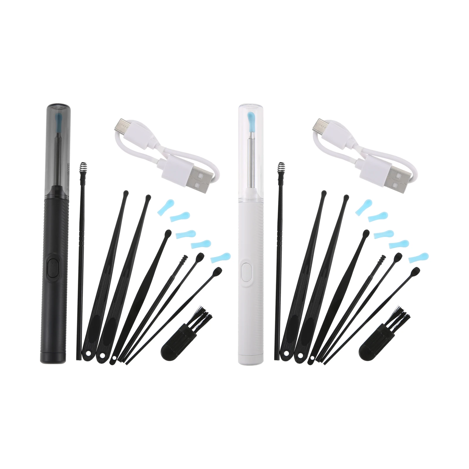 Ear Wax Removal Tool with 1080P Camera & 6 LED Lights Wireless Ear Cleaner Kit Safe Mobile Phone Monitoring Waterproof Portable