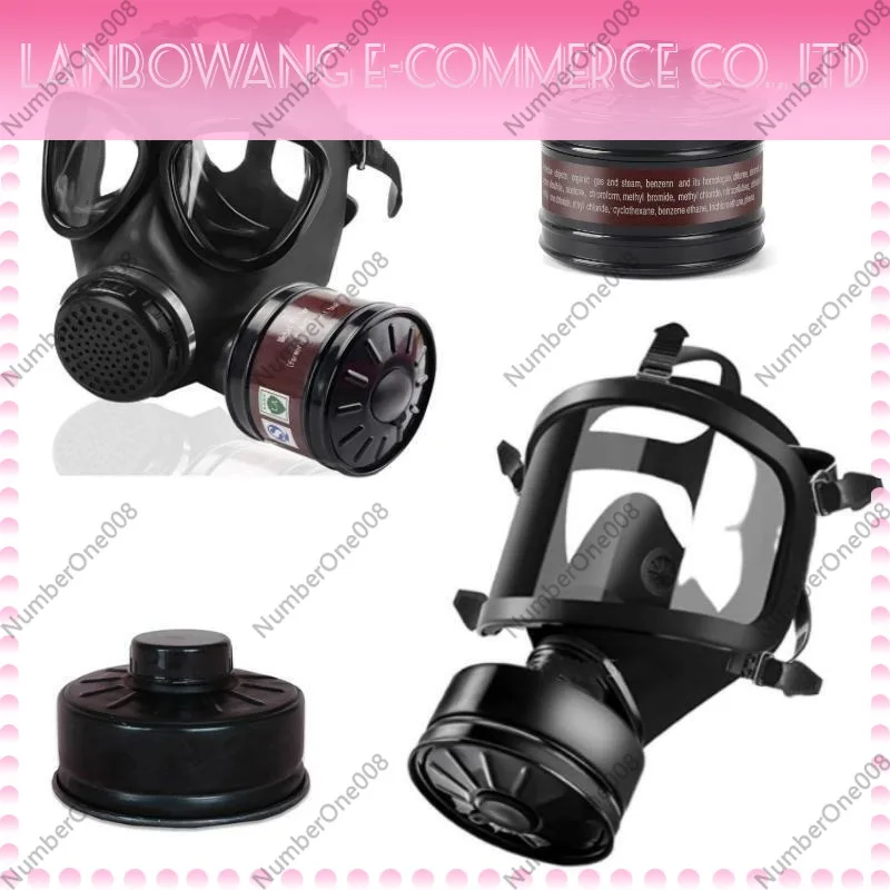 Full Face Respirator Mask Self Priming Filter Anti Gas Dust Protection Mask for Chemical Ammonia Acid Gas Work