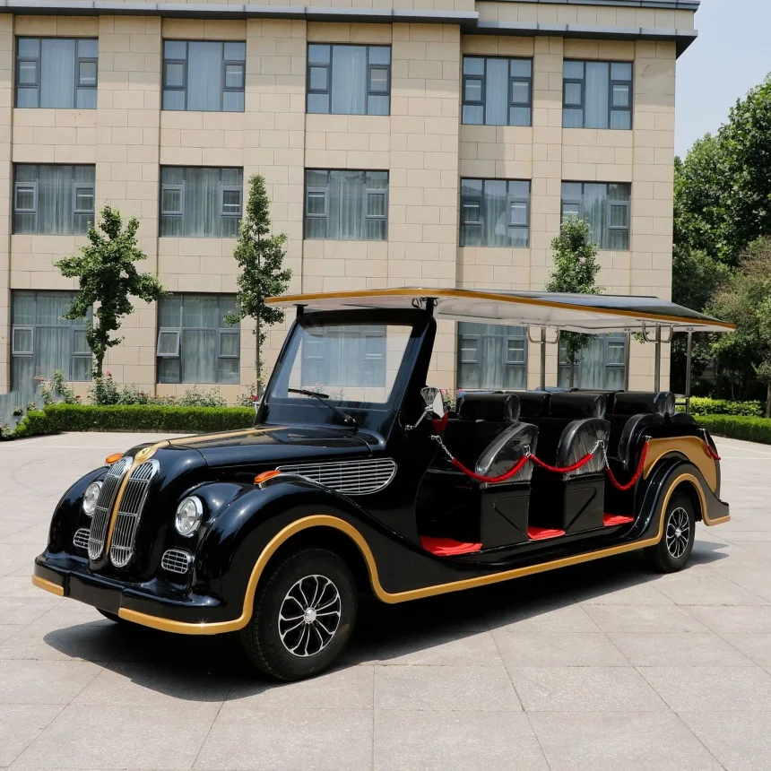 Electric Car Street Legal Customizable Sightseeing Vintage Classic Car 72V Intelligent Electronic Control Retro Classic Car