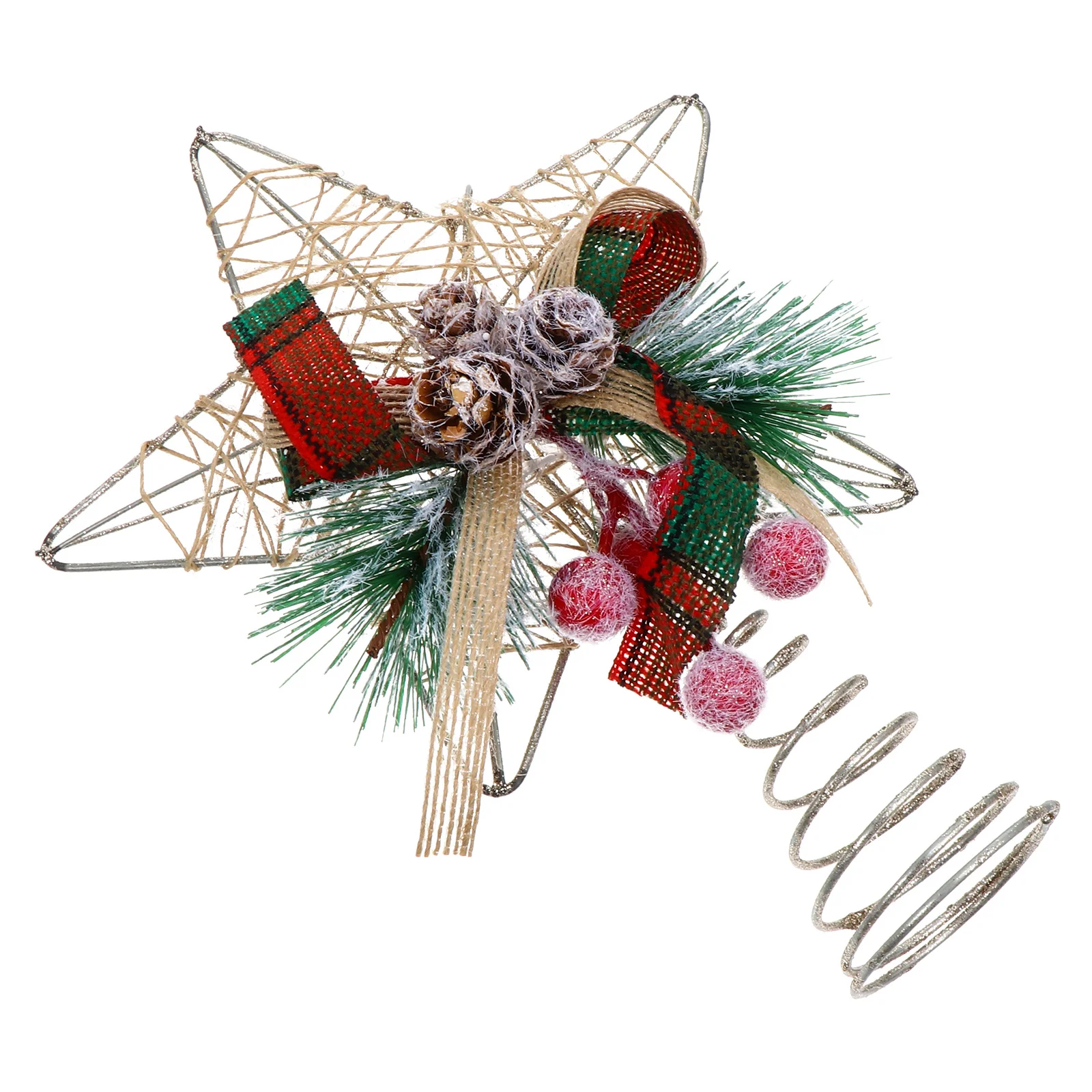 

1Pcs Christmas Tree Top Star Fine Material Xmas Hanging Pendant Christmas Decor Party Wall Door Photo Prop Unique Gift