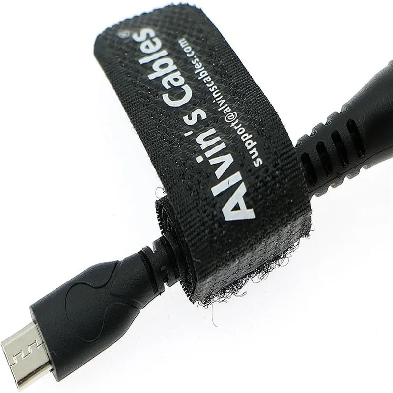 Alvin’s Cables 2.1mm DC Female to Micro USB Converter Adapter Power Cable 10cm| 3.9in