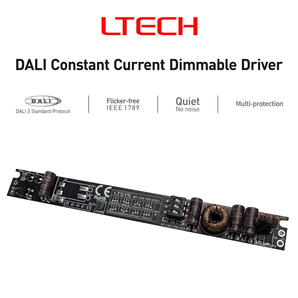 LTECH DALI Constant Current LED Driver Special for Magnetic Absorption Lamp and Linear Suitable for STUCCHI Standard Housing