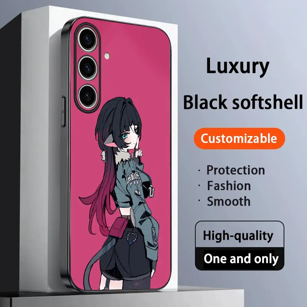 Jane doe zone zero cool girl design Phone Case For Samsung Galaxy S26 S25 S24 S23 S22 S21 Plus Ultra Note20 Soft Black