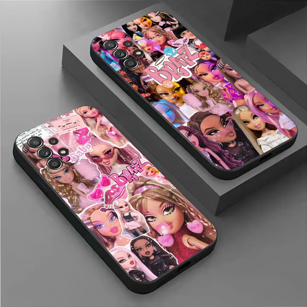Fashion Bratzs Cartoon Phone Case For Samsung Galaxy A17 A57 A37 5G A07 A55 A54 A34 A35 A25 A56 A36 A26 A16 A06 Back Cover Shell