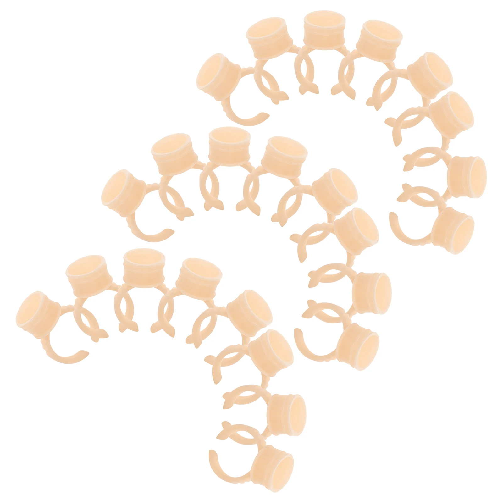 

800pcs Silicone Lash Glue Rings Soft Glue Ring Holder For Eyelash Extension Tattooing Pigment Cup Durable Portable Makeup Tool