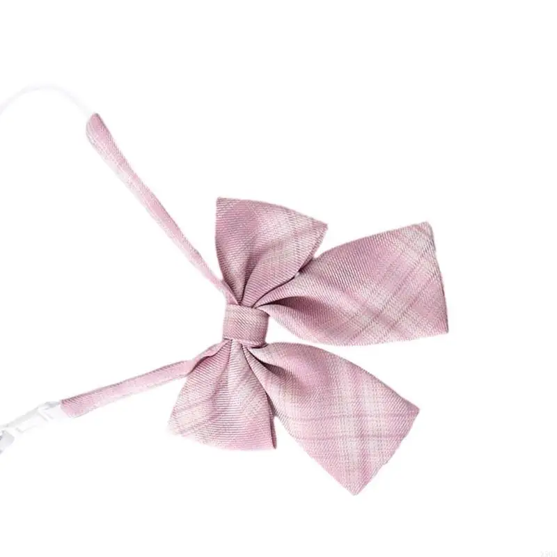 أزياء الوردي مدقق الرقبة التعادل الياباني jk bowtie المعدلة مسبقا