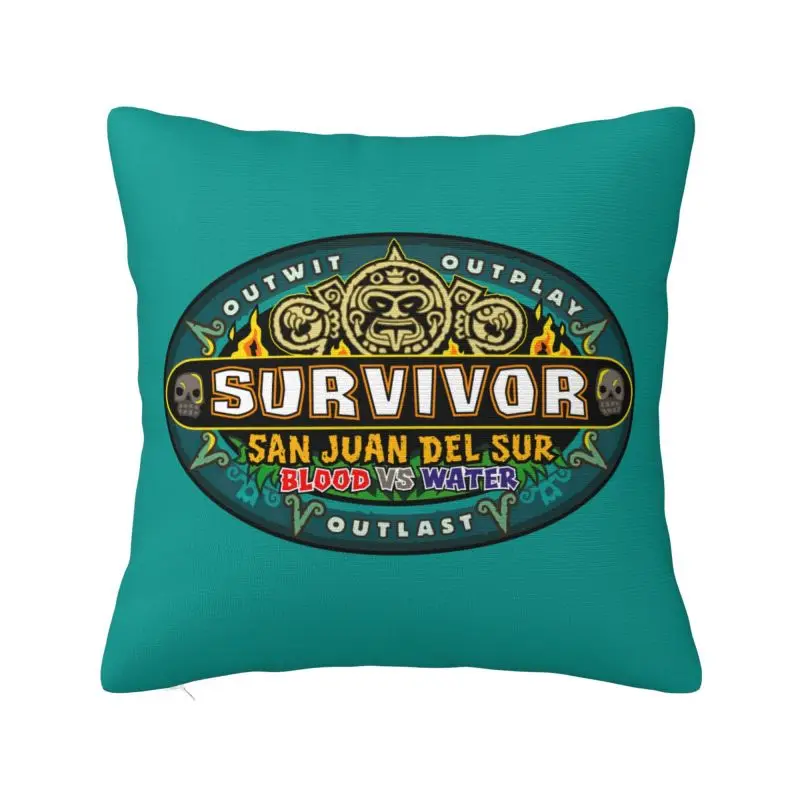 Adventure Game TV Show Survivor Cushion Cover 66*66 cm Soft Throw Pillow Case Living Room Decoration Bedding Sofa Pillowslip