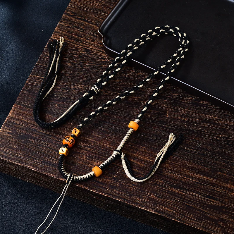 

Tibetan Men s And Women Necklace Hand Woven Tangka Cultural Toys Tianzhu Pendants Ropes Ethnic Style Hanging Lucky Jewelry
