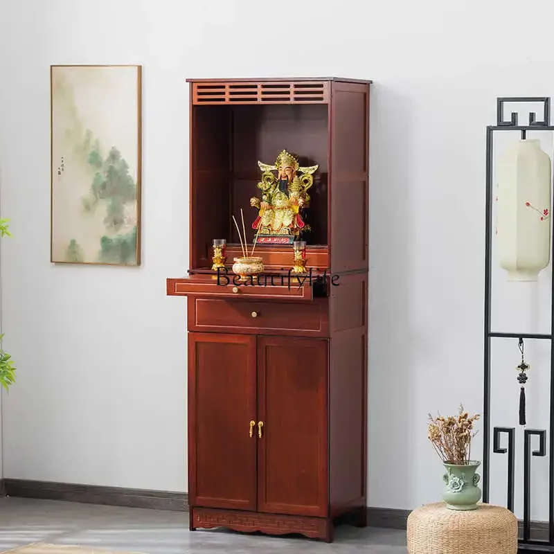 ls 27 New Chinese style God of Wealth cabinet