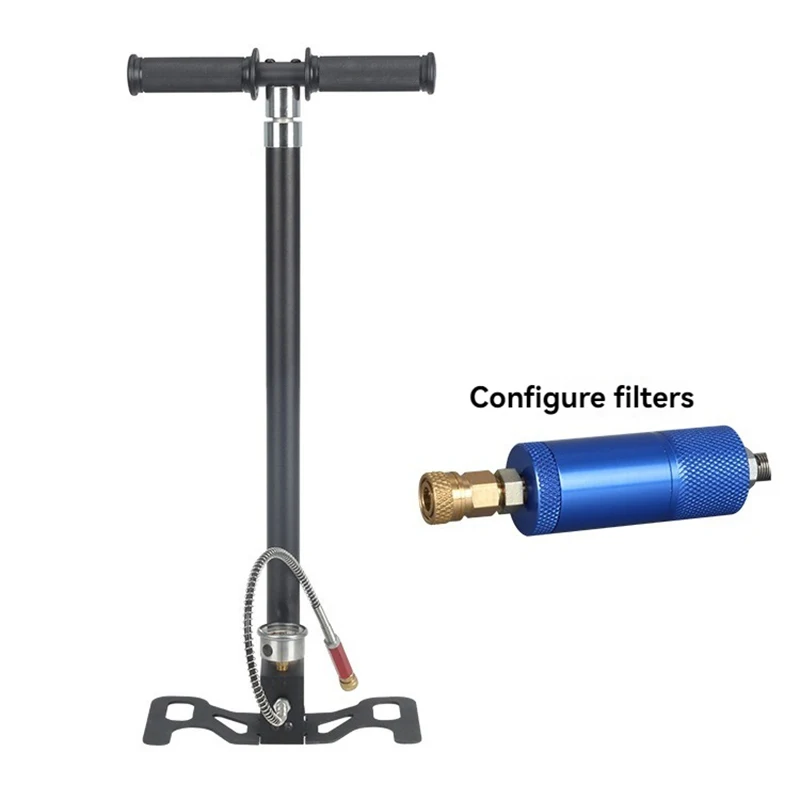 

High Pressure Bicycle Pump Foldable Lightweight Road Bike Pump Tire Inflator Cycling Tool Air Pump