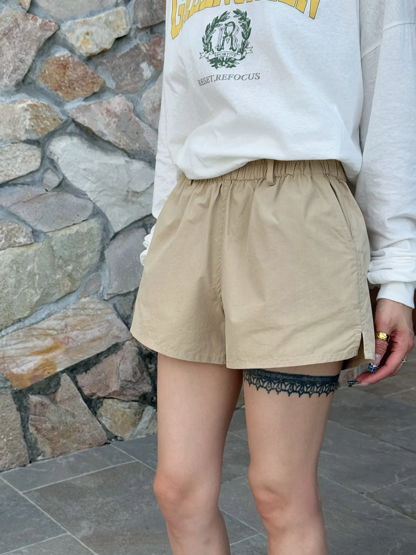 

Monkey Studio Versatile ort orts Casual Loose Comfortable Color Faionable Summer Women's Leisure Pants