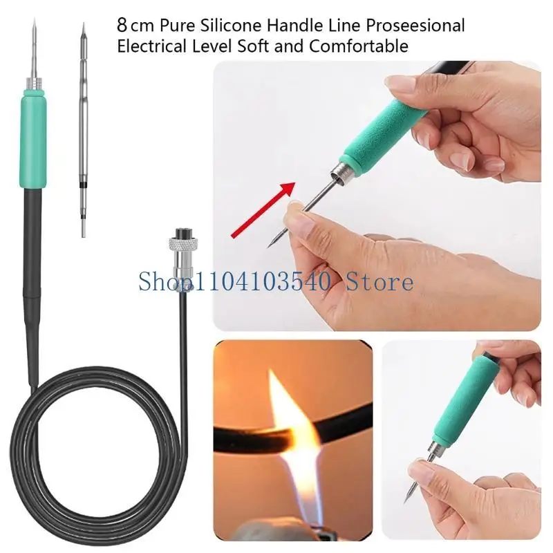 02DC مجموعة لحام متينة للإلكترونيات ولوحات الدوائر الإلكترونية وأجهزة الكمبيوتر DIY #5
