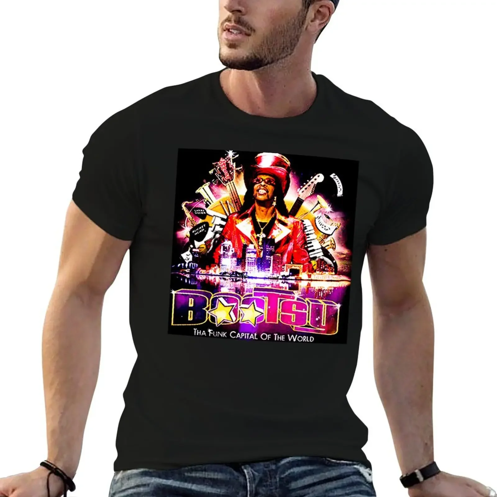 

Bootsy Collins T-Shirt man t shirt Aesthetic clothing t shirts men