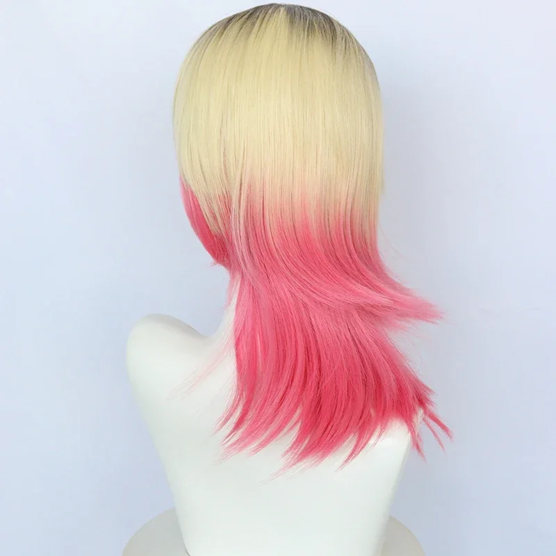 2025 New Spider Gwen Cosplay Wig Halloween costume Across The Spider Verse Gwen Stacy Cosplay Wig Heat Resistant Synthetic s1d2g