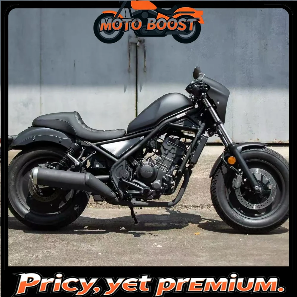 

【Premium quality】Suitable for Rebel CMX300 new motorcycle round headlight windshield cover, ABS plastic windshield fairing