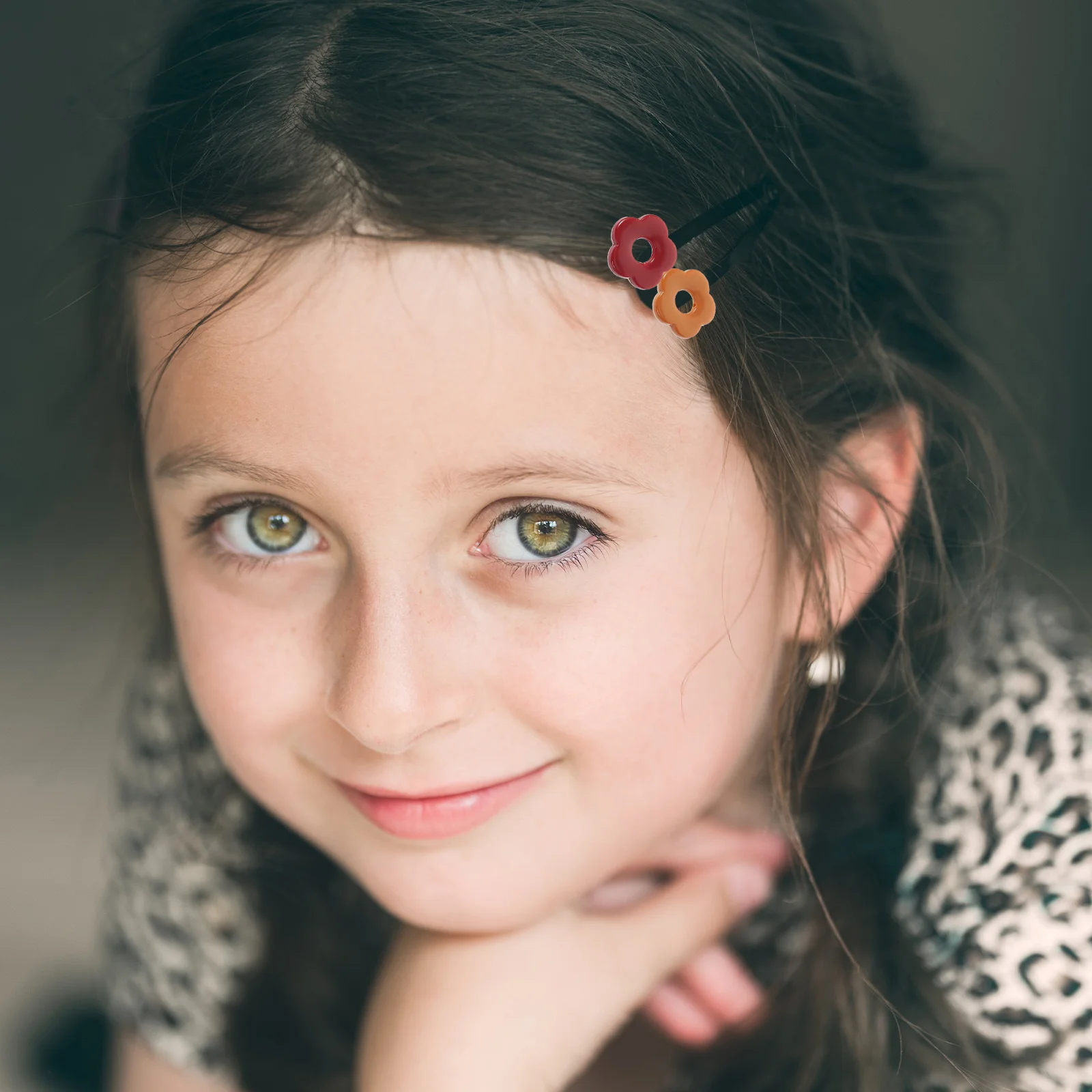 

60pcs Five Petal Flower Resin Charms Pendant Vintage Decor Keychain Jewelry Bright Color Durable Handmade Projects