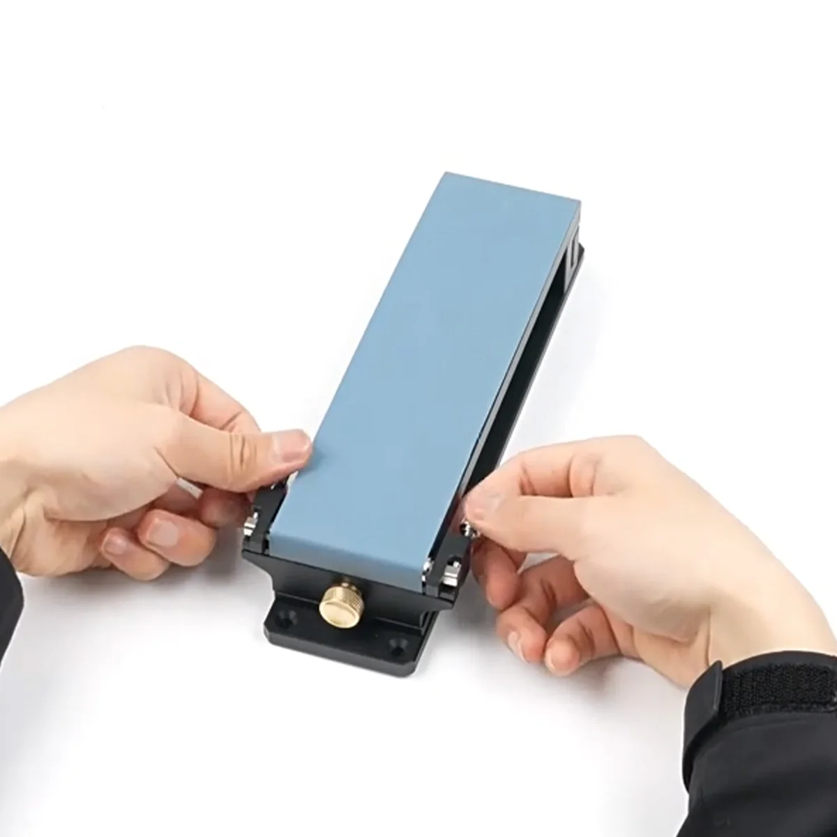Multi-Purpose Sandpaper Holder for Effortless Sanding on Leather Wood and Craft Projects Aluminum Manual Polishing Woodworking