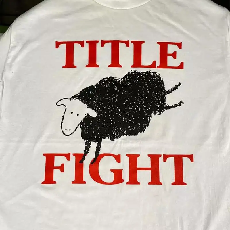 

Rare Title Fight Size S 5XL Cotton Men T Shirt White MR429