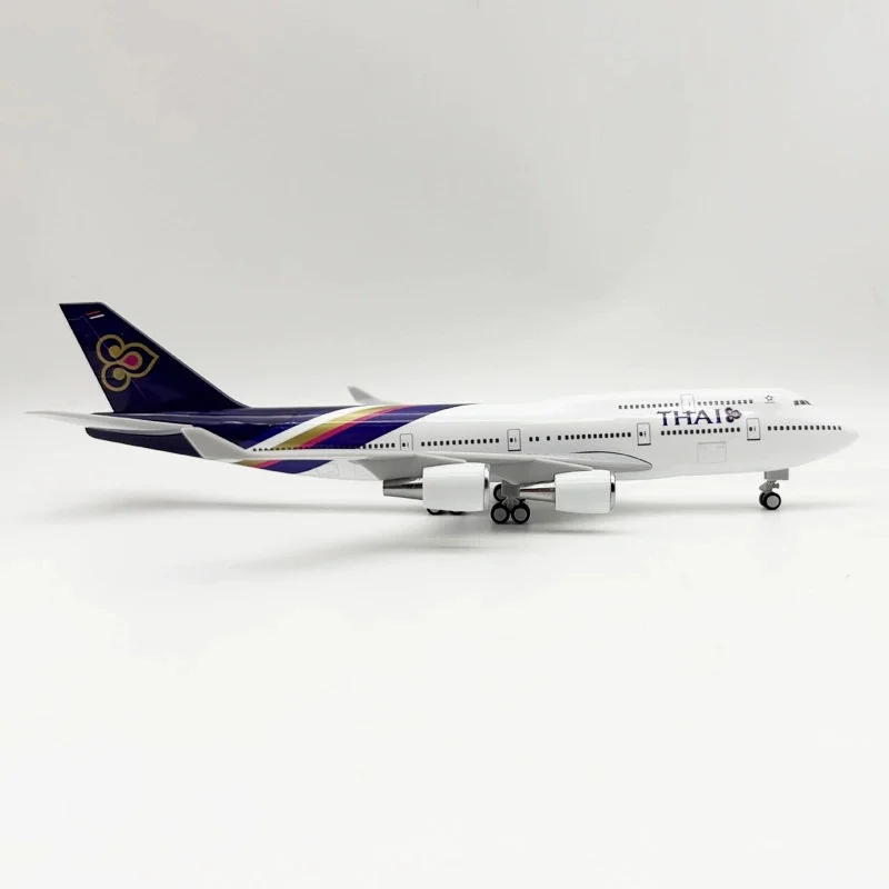 

B747 Thai Airways масштабная модель самолета 30 см для модели самолета 747, литая под давлением смола, коллекция самолетов, дисплей, игрушечный самолет