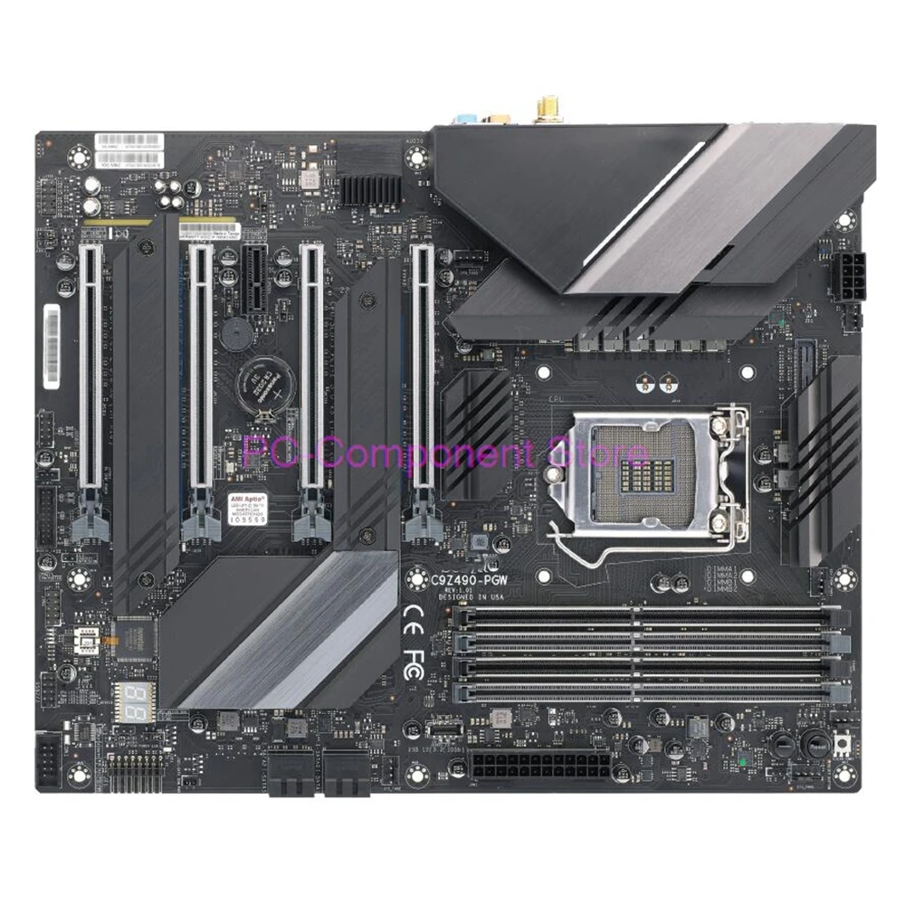 C9Z490-PGW For Supermicro Desktop Overclock WiFi Motherboard 10th Generation Core i9/i7/i5/i3 LGA-1200 DDR4-2933MHz PCI-E3.0 M.2