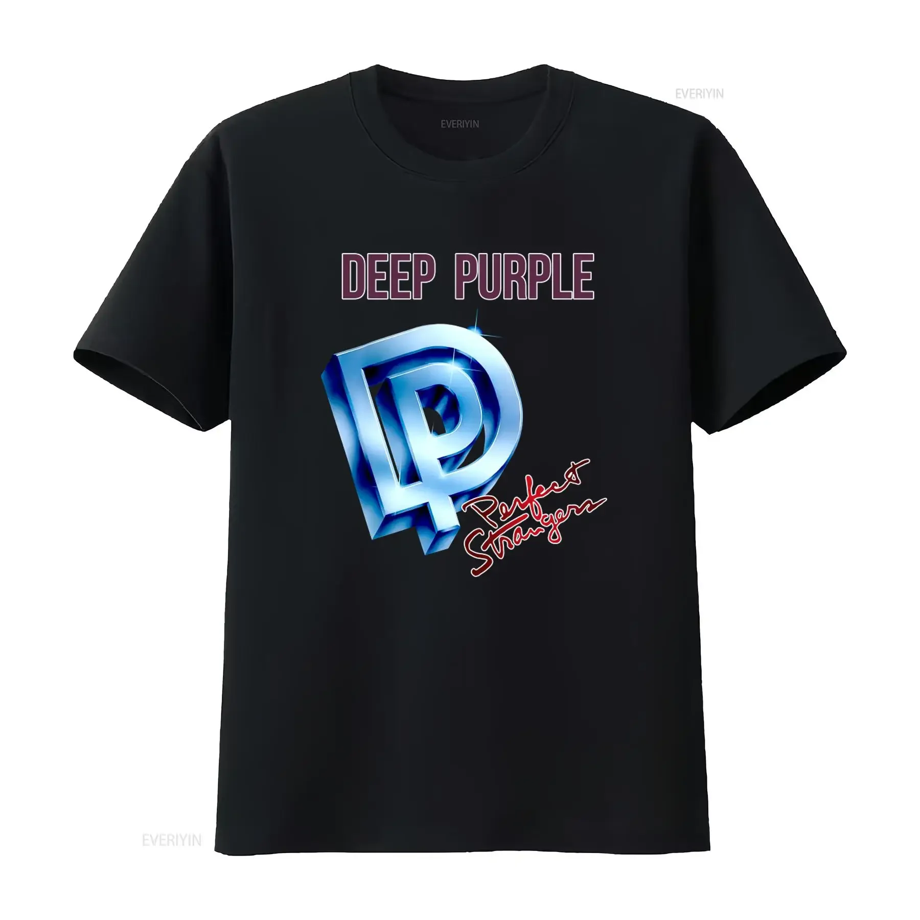 Deep Purple Perfect Strangers Tour Concert Vintage Style T Shirt vintage Washed designer clothes graphic Slightly Casual homme