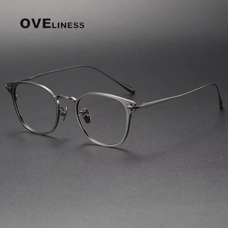 

Vintage Pure Titanium Eyeglasses Frame Men Retro Glasses Frame Women Retro Japan Eyewear spectacles