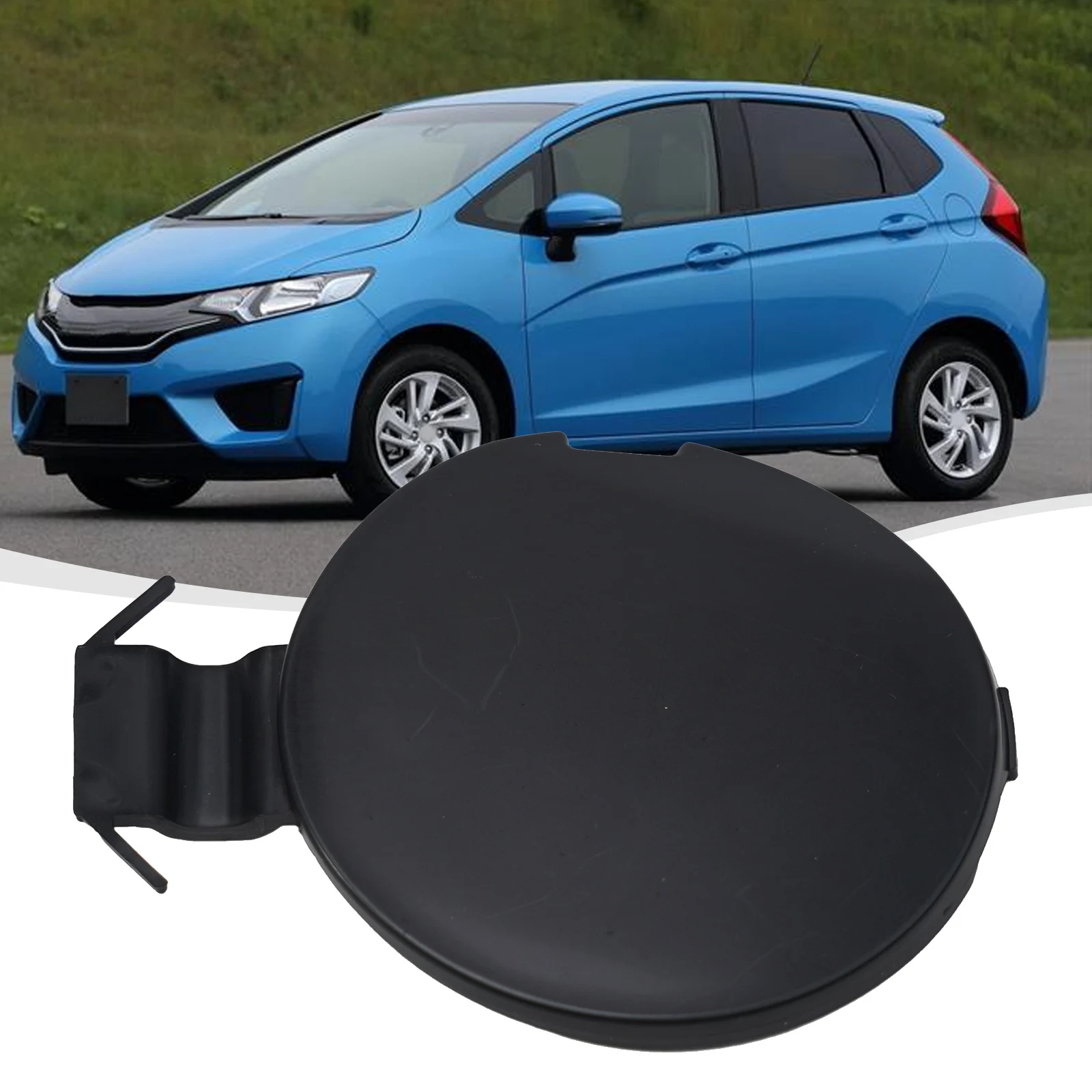for durable Practical Brand New Towing Hook Cover For Honda 71104-T5H-H00 Black Cap Direct Replacement UnUniversal
