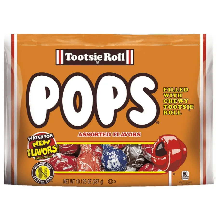 

Tootsie Pops Assorted Flavor Gluten Free Lollipops 10.12 oz