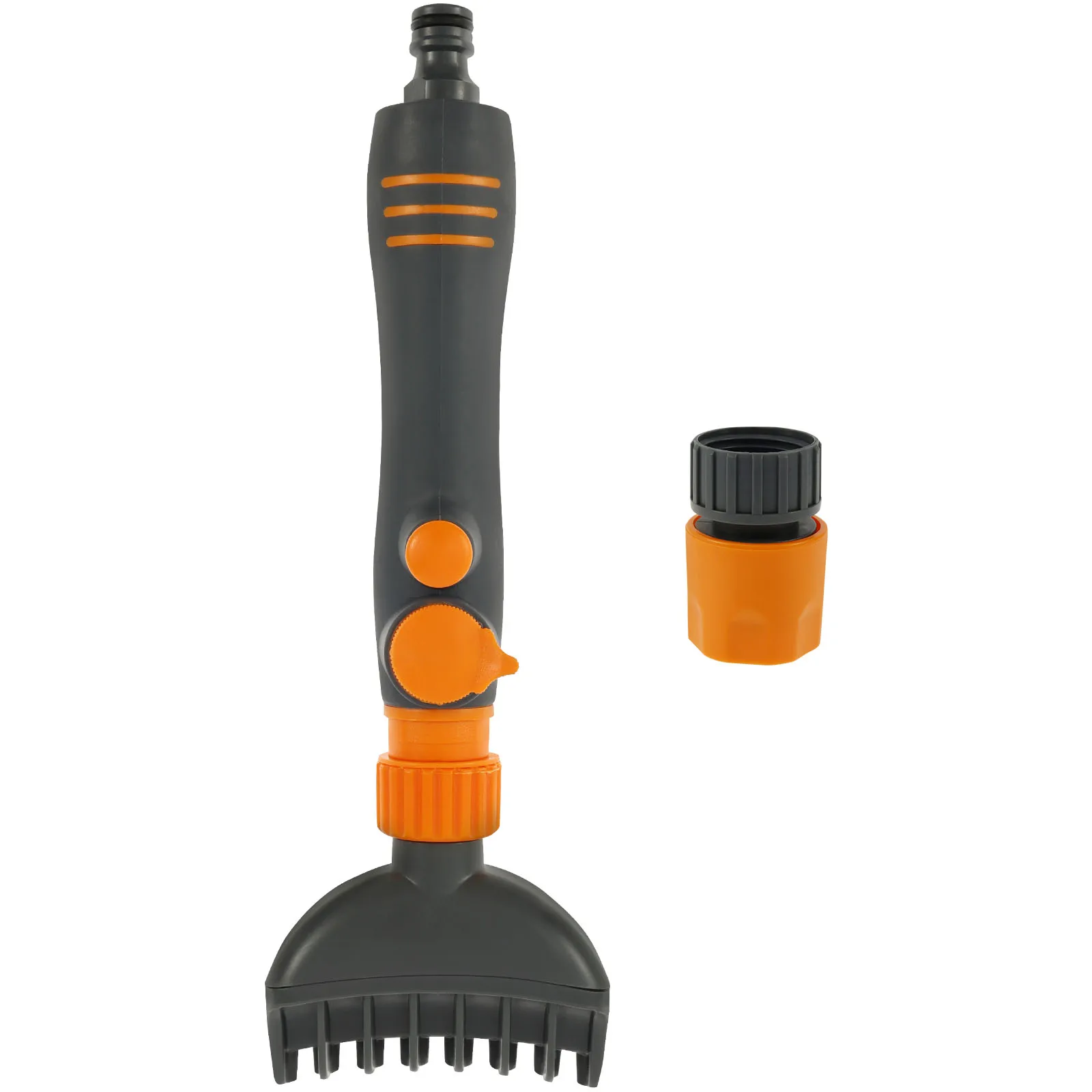 Handheld Spa Filter Clean Brush Double Row Nozzle Universal Pool Cartridge Filter Brush for Most Standard Pool Hot Tub Filters