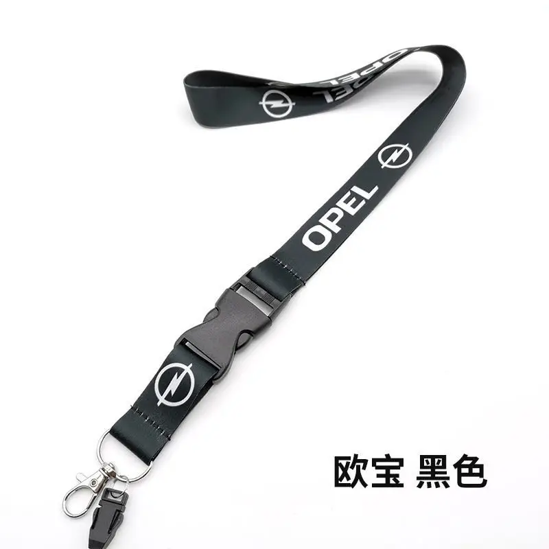 Neues Lanyard Nylon-Druck-Emblem Schwarz Weiß Rot Blau Schlüsselanhänger für Opel Vauxhall OPC ADAM Insignia Antara Corsa J D H Kadett GT