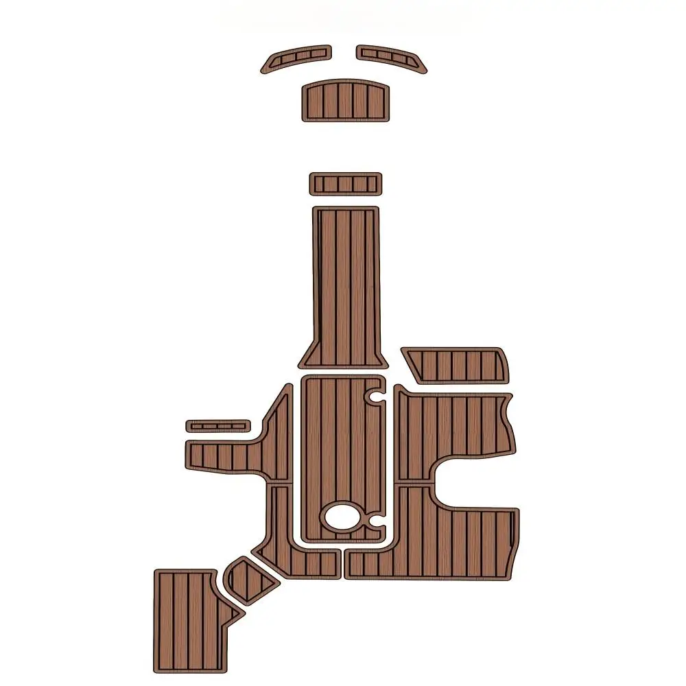 

STLF 2019 Sea Ray 190 SPX Cockpit Pad Boat EVA Foam Faux Teak Deck Floor Mat SeaDek MarineMat Gatorstep Style Self Adhesive