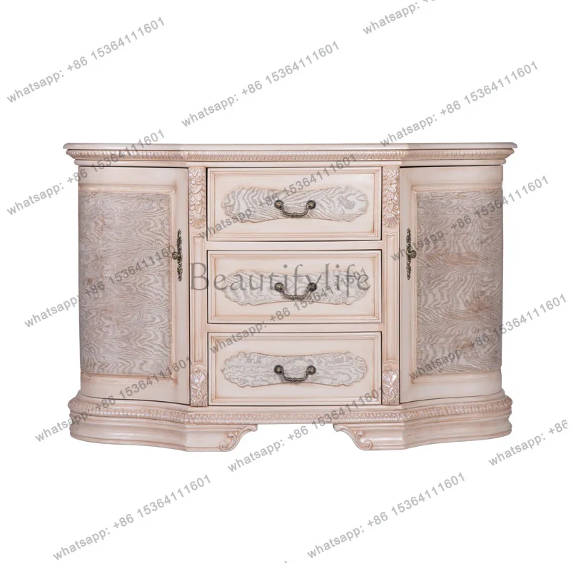 

European entrance modern simple side cabinet American storage restaurant cabinet