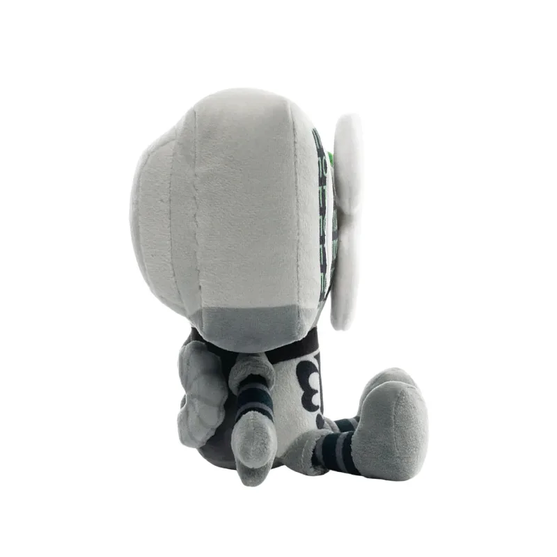 New TV Shape Robot Plush Stuffed Sitting Doll Old Computer Monster Figure Collectible Plushie Gift For Fans