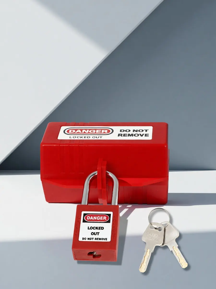1Set Industrial Appliance Plug Lock Box Household Power Cord Safety Lock Plastic Lockout Appliance Plug Lockout