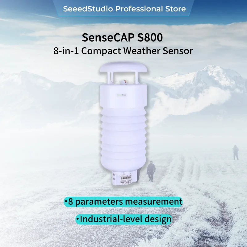 

SenseCAP S800 8-in-1 Compact Weather Sensor