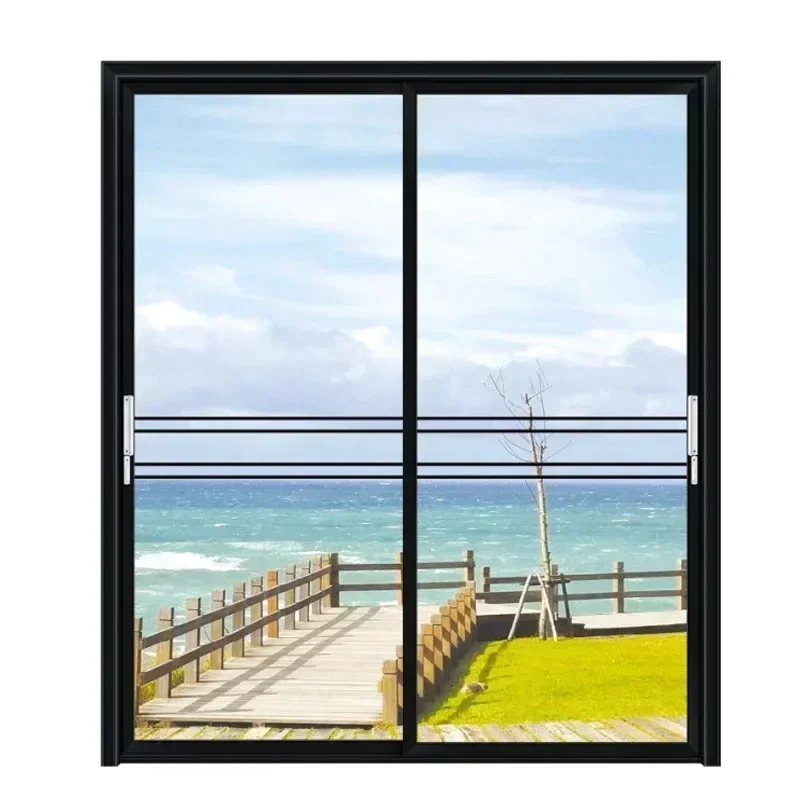 

#Modern house narrow aluminum door frame aluminum double glazed sliding door