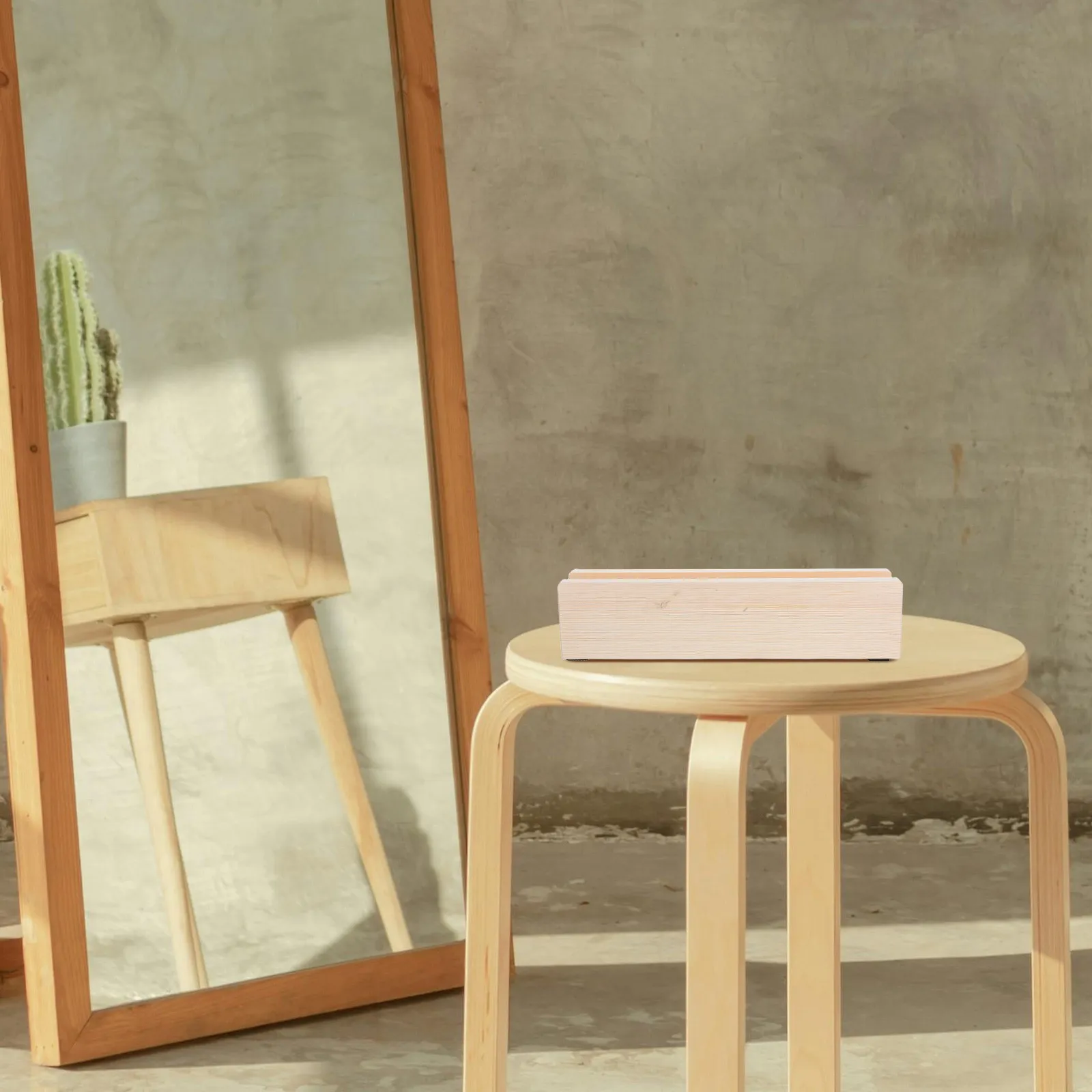 

Sturdy Wooden Mirror Base Stand Floor Support for Large Full Length Mirrors Anti-Slip Design Minimalist Home Decor Multi-Use