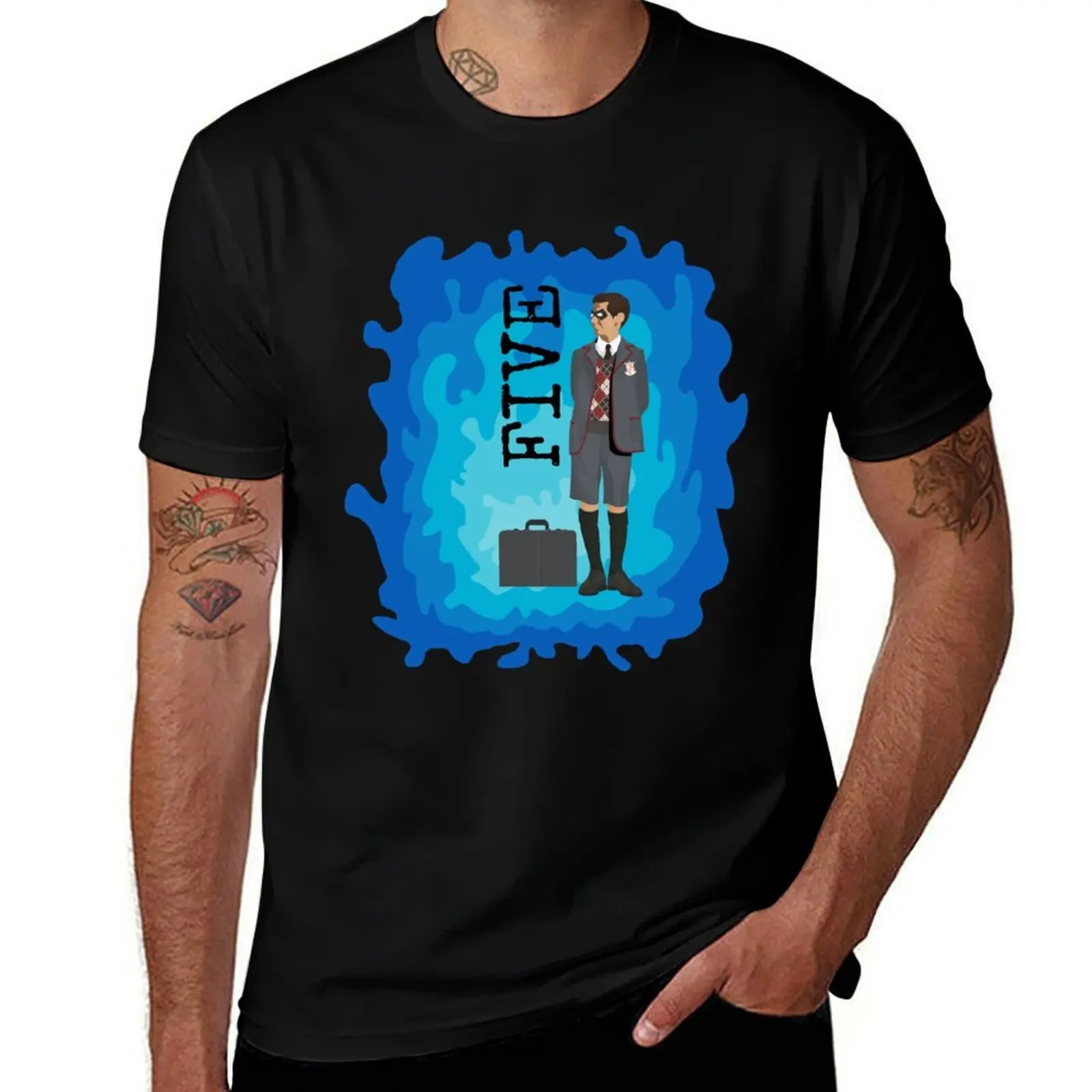 

Academy Umbrella Five Hargreeves The - T-Shirt Active Sports Short Sleeve Cotton Shirt