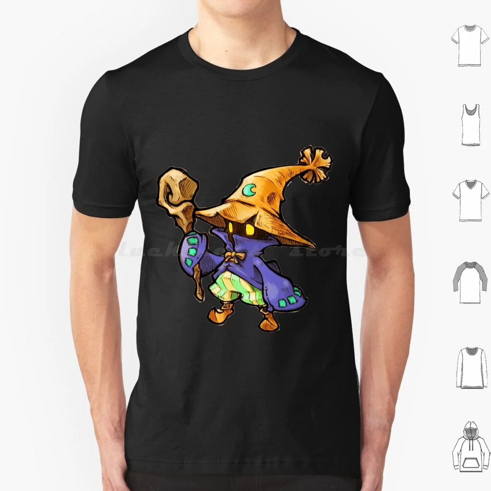 The Black Mage Vivi T Shirt Cotton Men Women DIY Print Ornitier Vivi Final Fantasy Ffix Chocobo Ff9 Black Mage Fantasy Mage