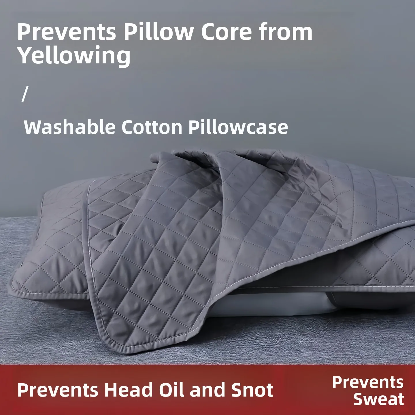 Hilton Hotel Oil-resistant Pillowcase Pillow Core Protection Cover Isolation Pillowcase Home Use Adult Washable Pillowcase