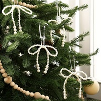 Elegant Bow Set for Xmas Tree, Wreaths, Gifts & Wedding. 12pcs with Twist Tie.