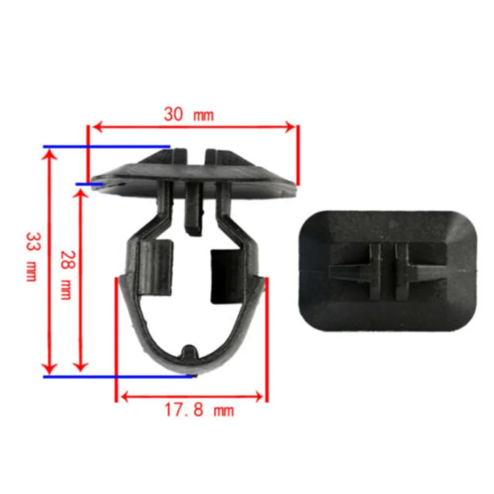 5sets Side Skirt Bracket Clips & Gasket For Mercedes R170 W202 W203 W204 W208 W210 Clip Fasteners Car Accessories NEW