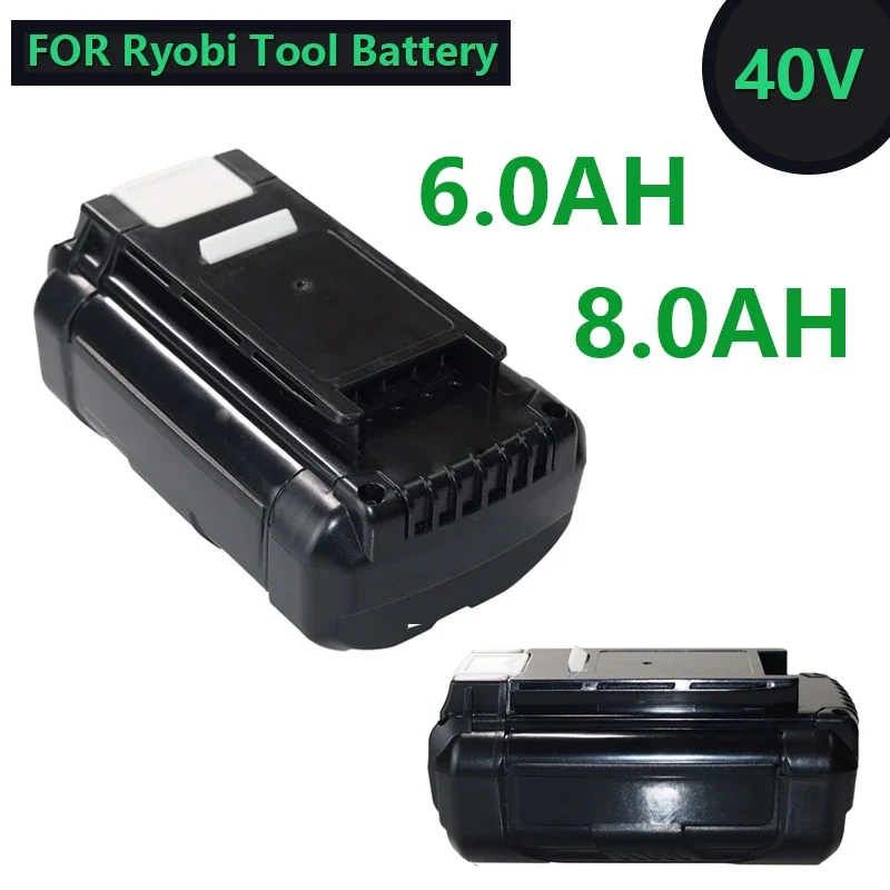 

For Power tool battery 40v 6000/8000mAh Li-ion rechargeable battery for Ryobi op4050 op40401 ry40200 op4050a ry40400 ry40502