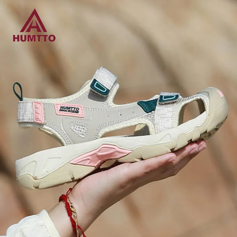 

HUMTTO Sandals Women's outdoor Upstream Shoes Aqua Shoes Wading lightweight quick-drying beach shoes Men breathable Sneakers