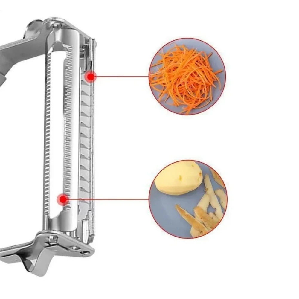 1pc Kitchen Vegetables Fruit Peeler Vegetable Slicer High Quality Stainless Steel Potato Cucumber Carrot Grater Julienne Peeler