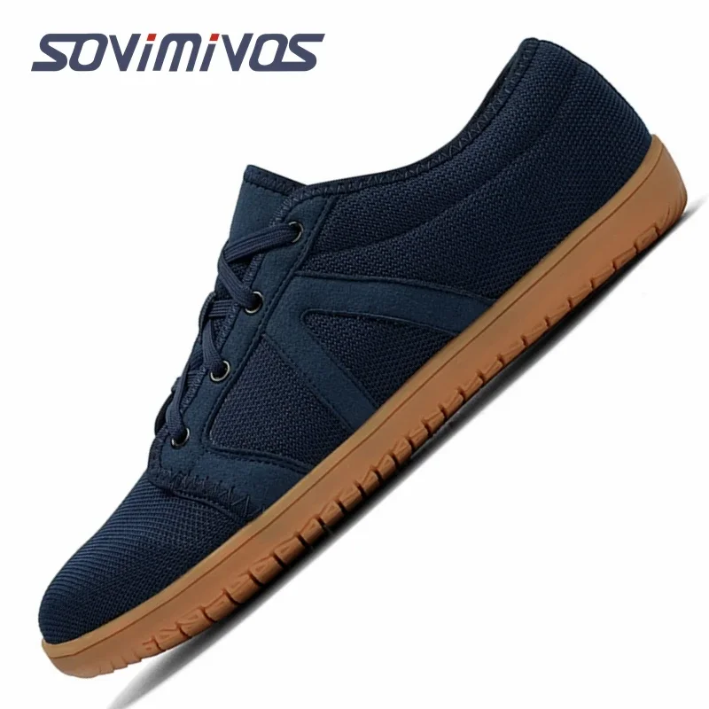 Scarpe a piedi nudi da uomo Zero Drop minimalista Running punta larga Box scarpe da Tennis scarpe da passeggio Sneakers traspiranti di larghezza larga per le donne