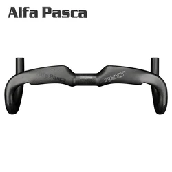 Alfa Pasca Bicycle Handlebar Carbon Aero Drop Bar  3K UD Matte31.8mm Racing  Speed Handle Bar for road Bicycle accessories